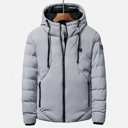 Herren Winterjacke Robust Steppjacke mit Kapuze