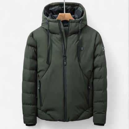 Herren Winterjacke Robust Steppjacke mit Kapuze