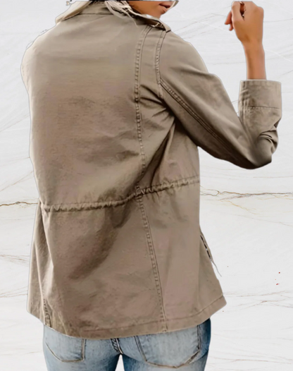 Herren Outdoorjacke Baumwolle 4 Taschen