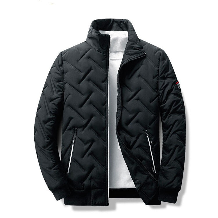Herren Winterjacke Gewatteert Warm