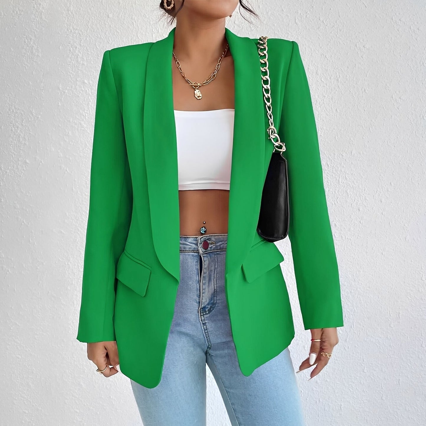Damen Blazer Elegantes Taillenmodell Modern