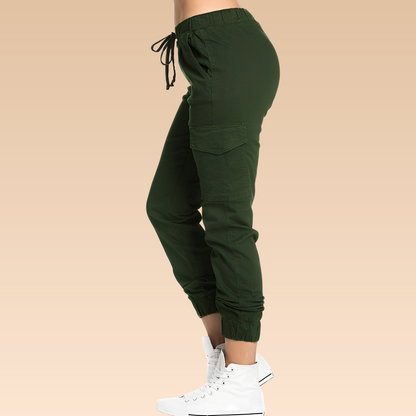 Elegante Damen Cargo-Hose Slim Fit - Norvielle