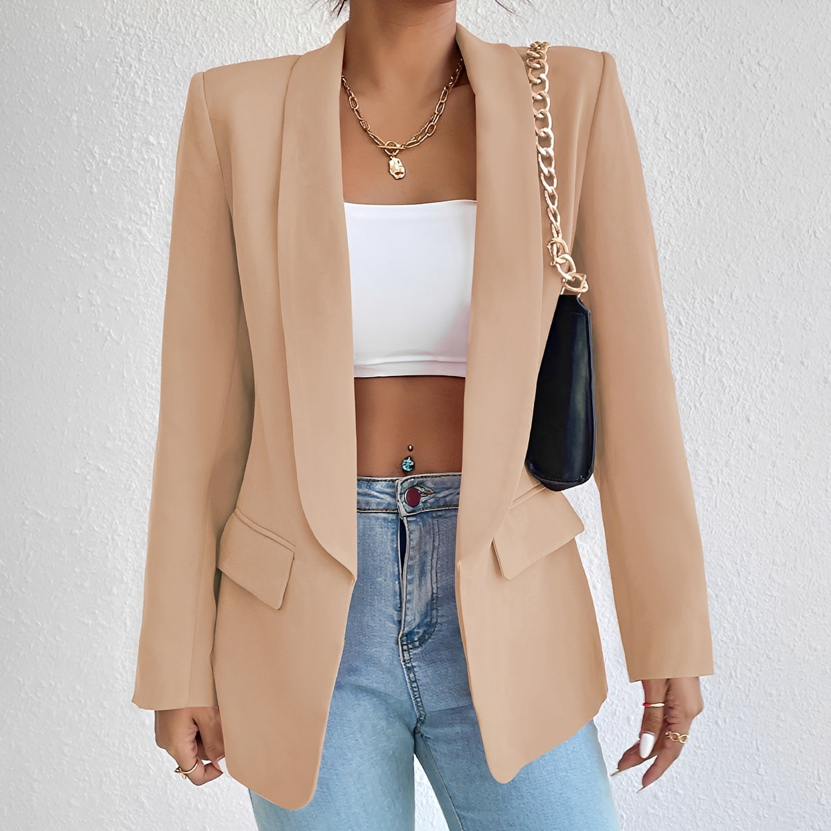 Damen Blazer Elegantes Taillenmodell Modern