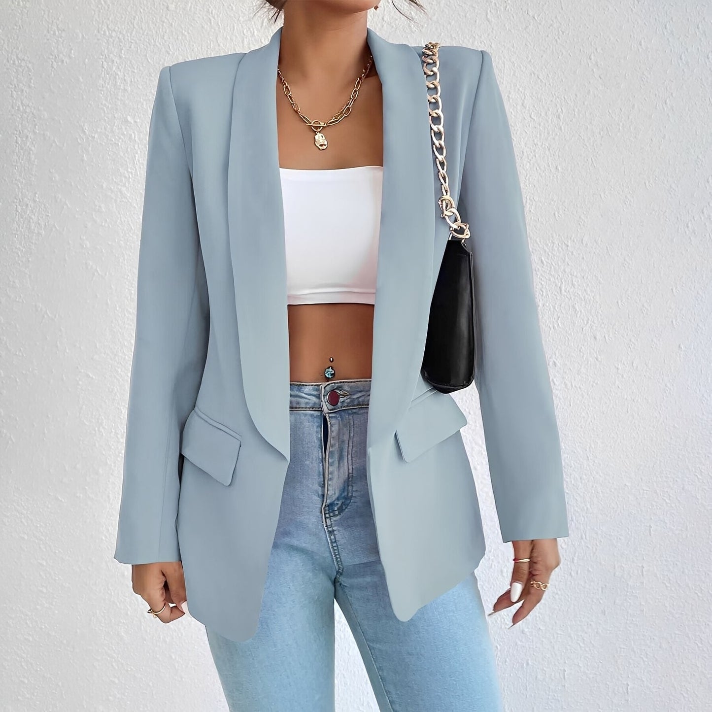 Damen Blazer Elegantes Taillenmodell Modern