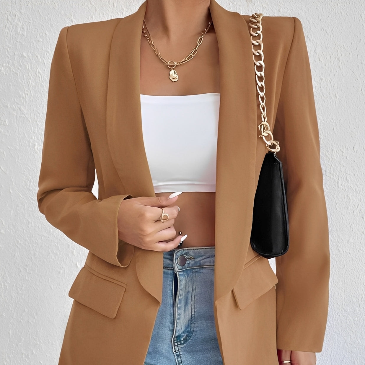 Damen Blazer Elegantes Taillenmodell Modern