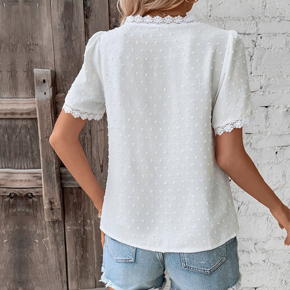 Damen Spitzenbluse Feine Bluse