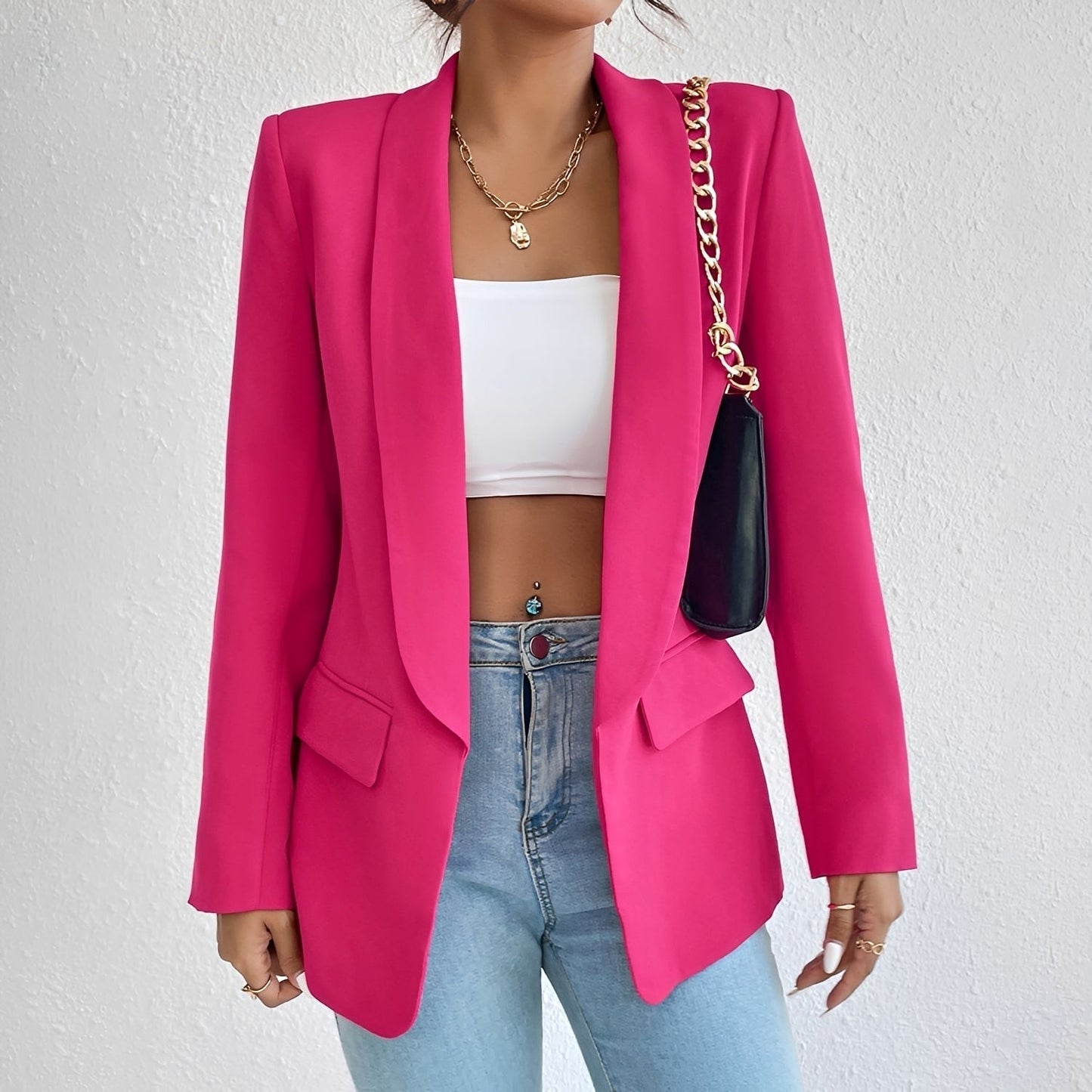 Damen Blazer Elegantes Taillenmodell Modern