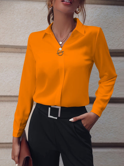 Damenbluse Einfarbig Modern