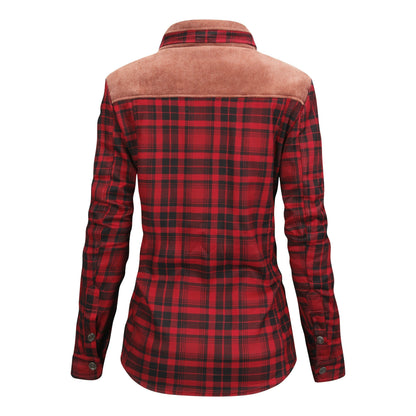 Herren Flanellhemd Warm Gefüttert Modern