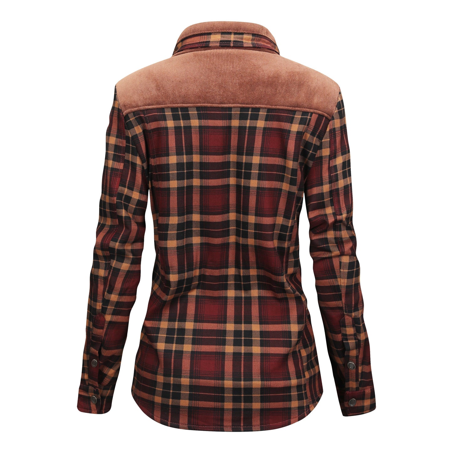 Herren Flanellhemd Warm Gefüttert Modern