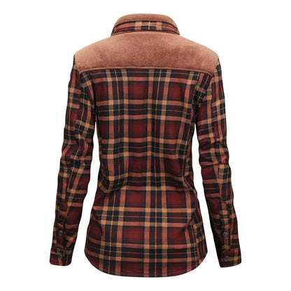 Herren Flanellhemd Warm Gefüttert Modern