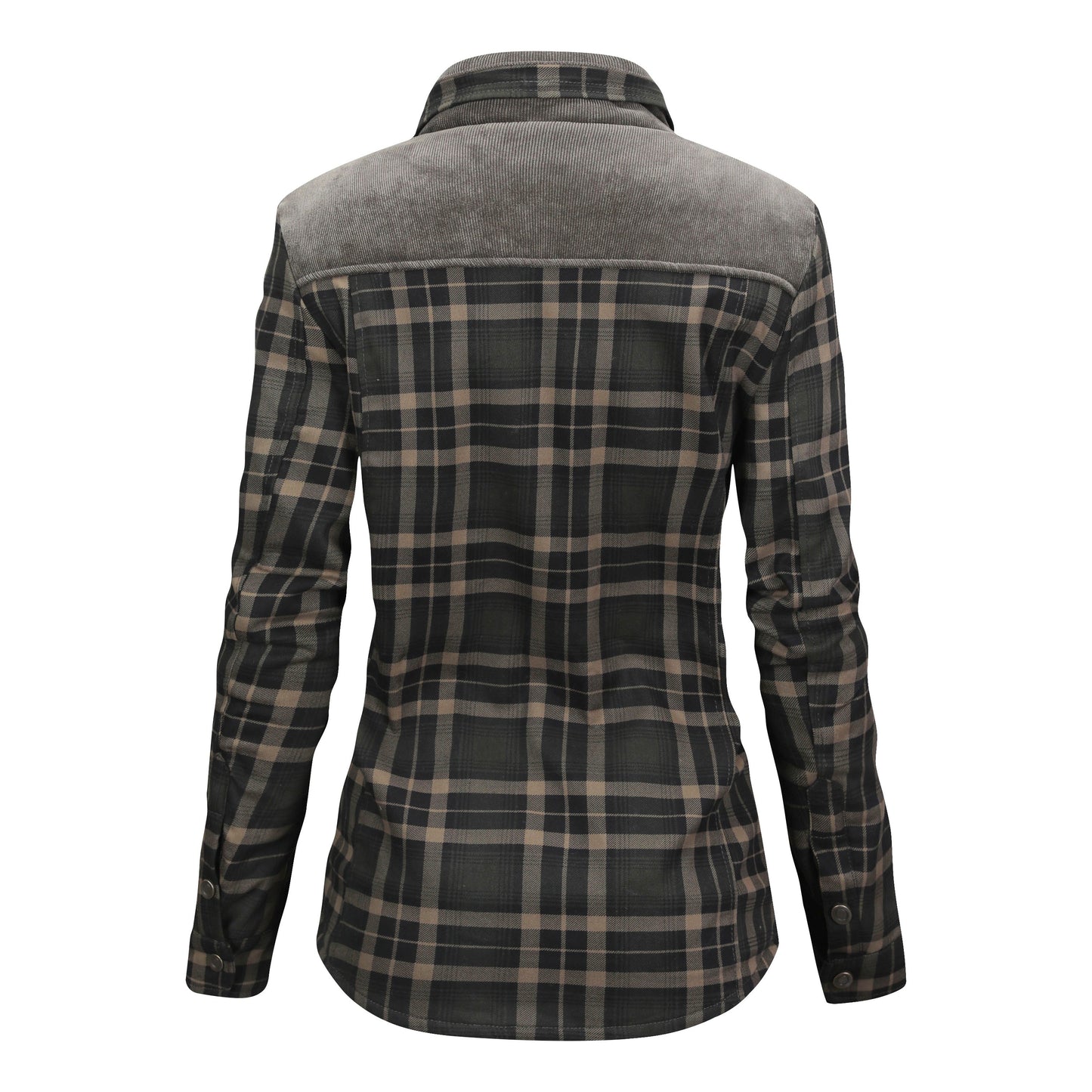 Herren Flanellhemd Warm Gefüttert Modern