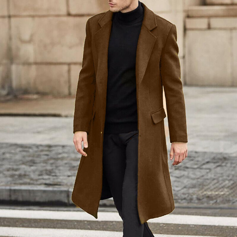 Herren Wintermantel Warm Elegant