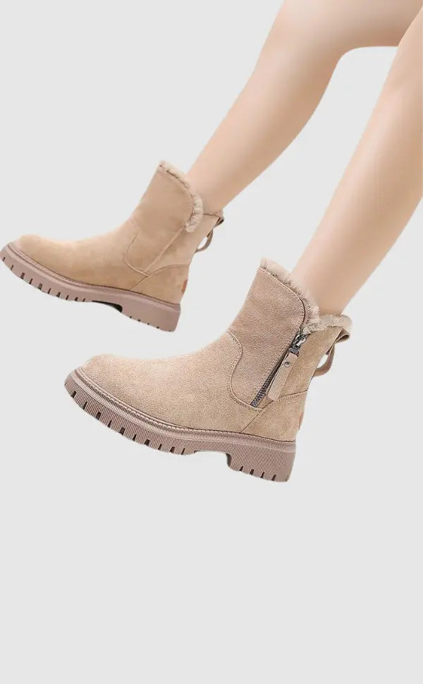 Weiche Plüschstiefel Damen Velvet Warm Winter - Norvielle
