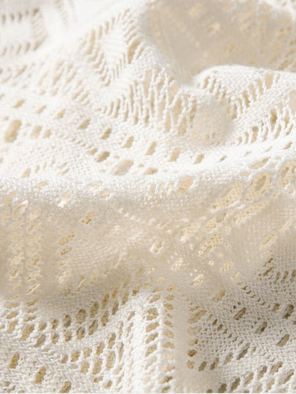 Damen Häkeltop Transparent Ethno Sommeroberteil