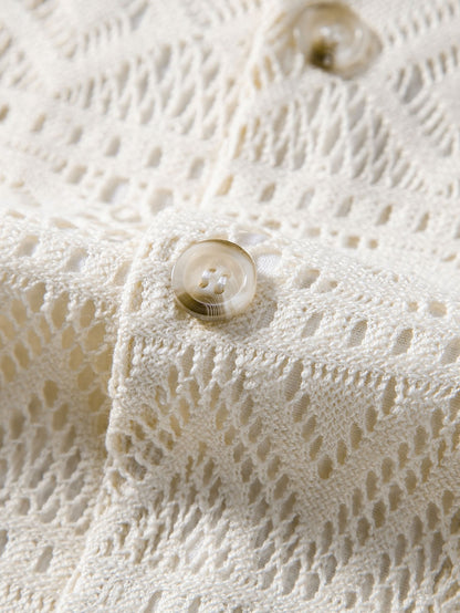 Damen Häkeltop Transparent Ethno Sommeroberteil