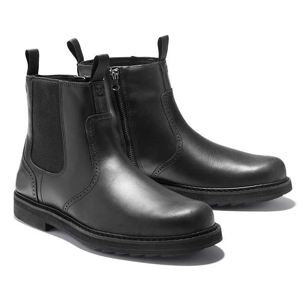 Herren Chelsea Boots Bequem Lederschuhe