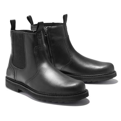 Herren Chelsea Boots Bequem Lederschuhe