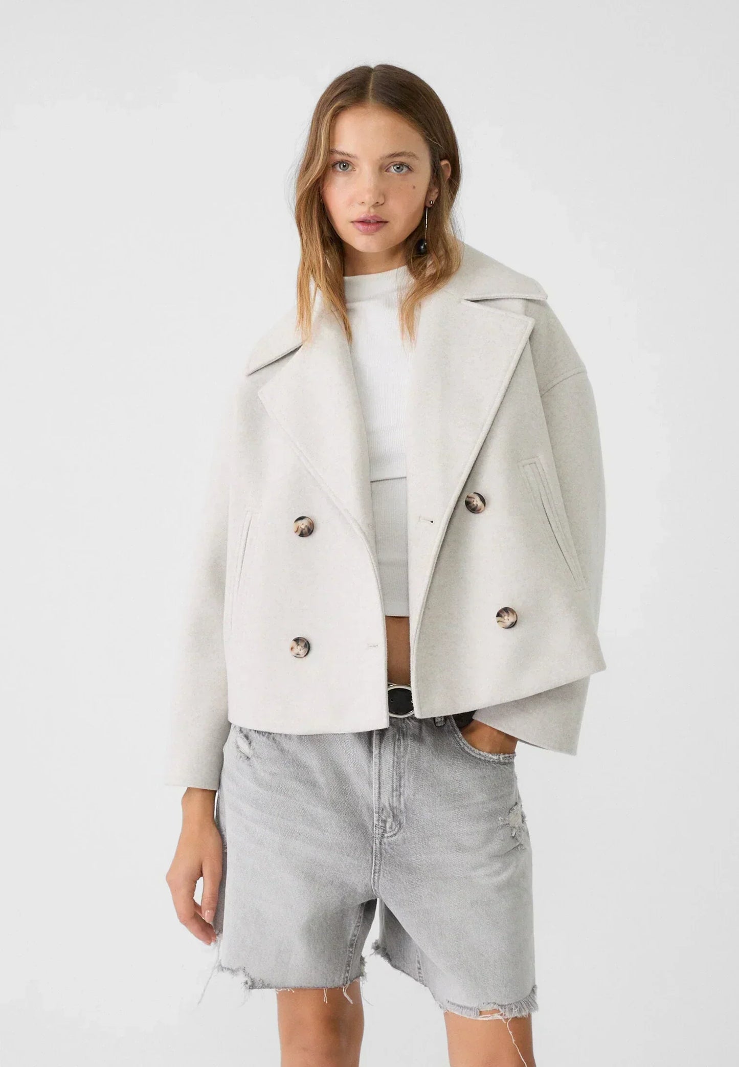 Damen Kurzjacke Slim Fit Klassisch