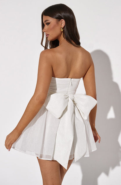 es Damen-Mini-Kleid Glitter-Partystyle