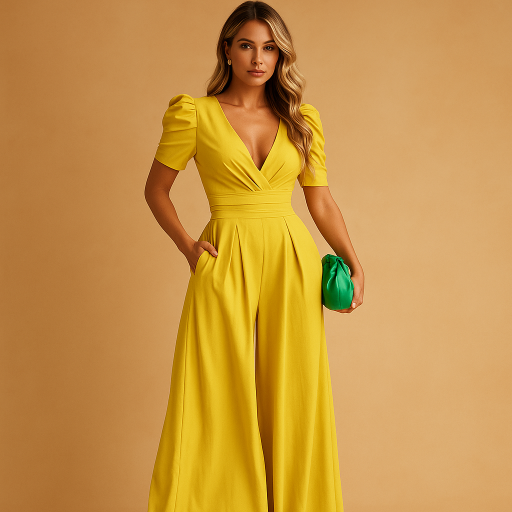 Damen Jumpsuit Elegant Abendkleid