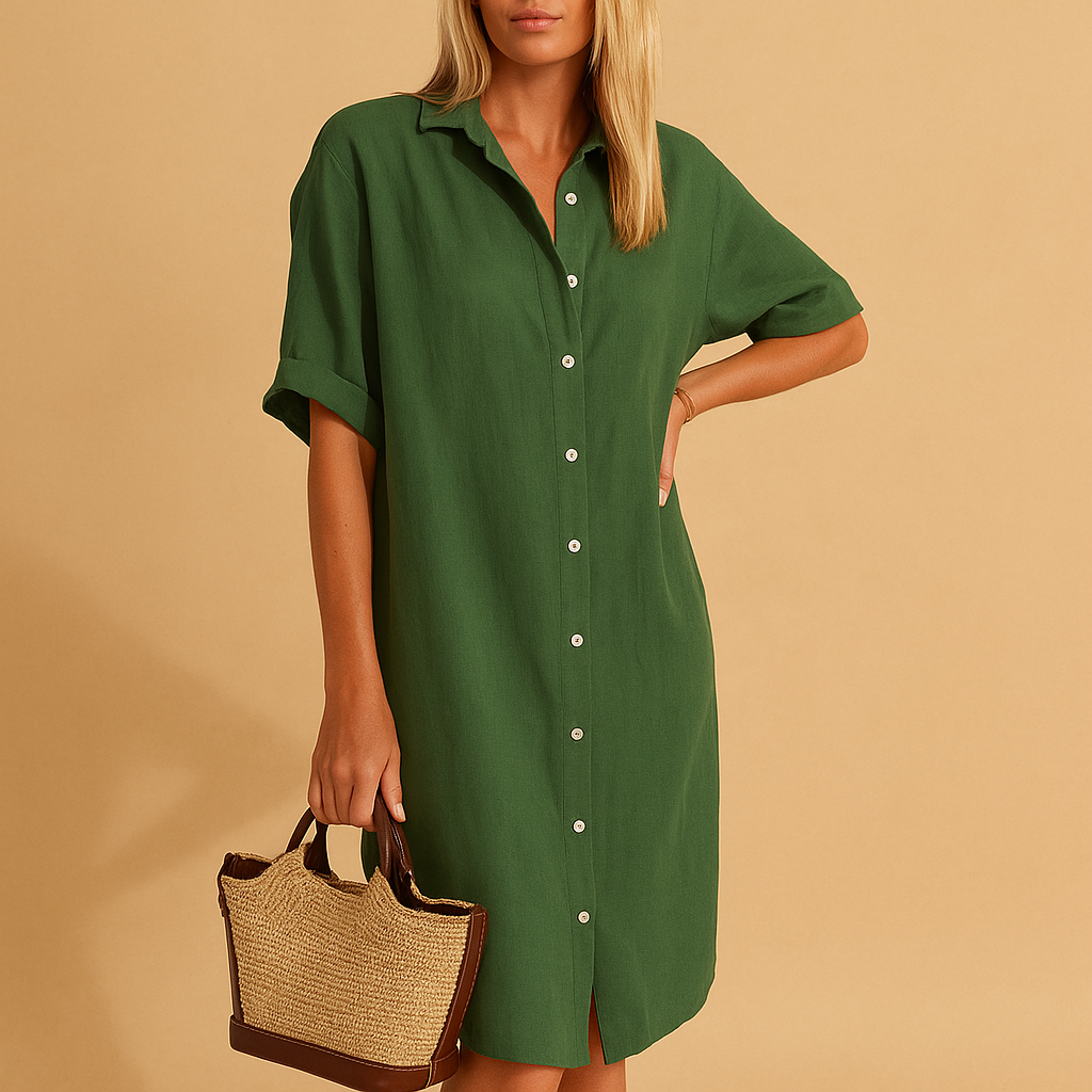 Damen Langarmkleid Modern Elegantes