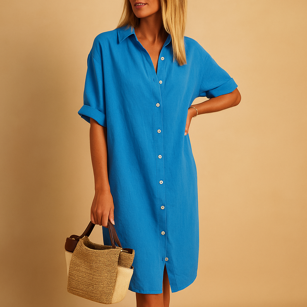 Damen Langarmkleid Modern Elegantes