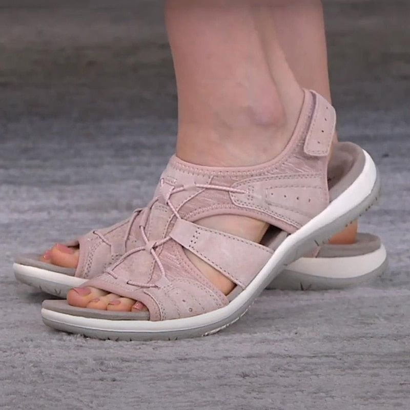 Damen Sandalen Bequeme Riemen Freizeitschuhe