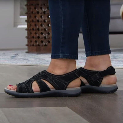 Damen Sandalen Bequeme Riemen Freizeitschuhe