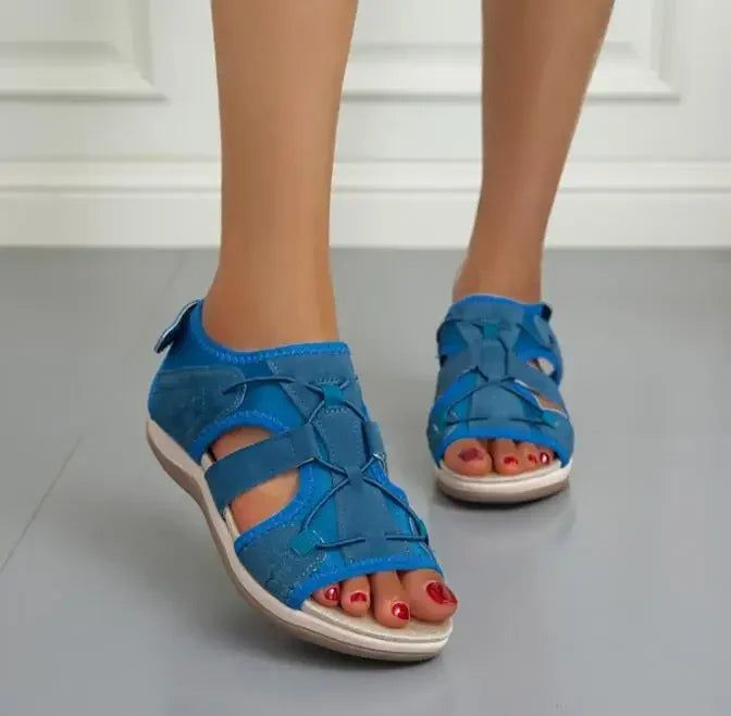 Damen Sandalen Bequeme Riemen Freizeitschuhe