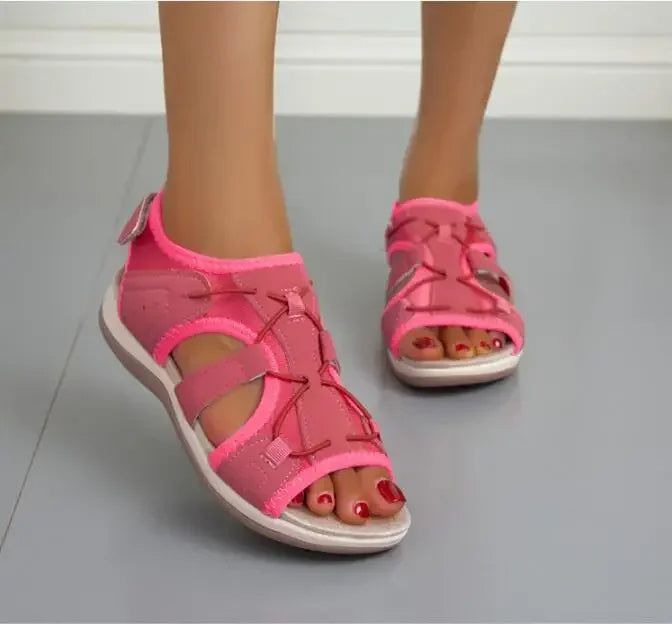 Damen Sandalen Bequeme Riemen Freizeitschuhe