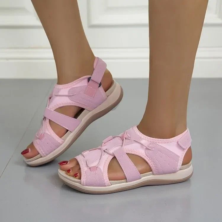Damen Sandalen Bequeme Riemen Freizeitschuhe