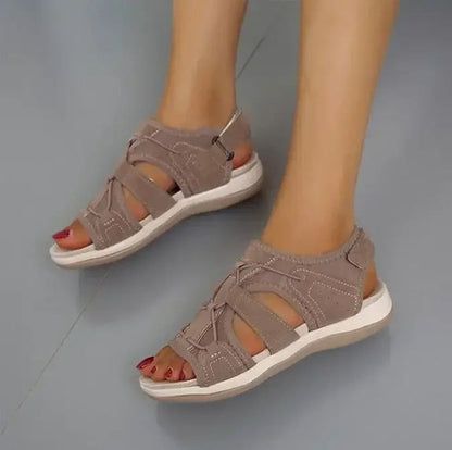 Damen Sandalen Bequeme Riemen Freizeitschuhe