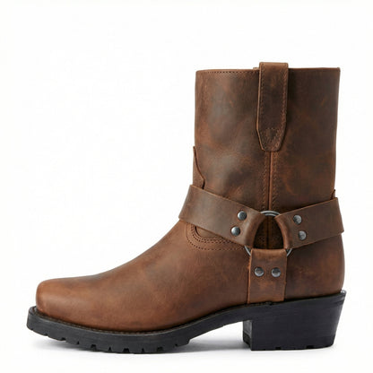 Herren Westernstiefel Leder
