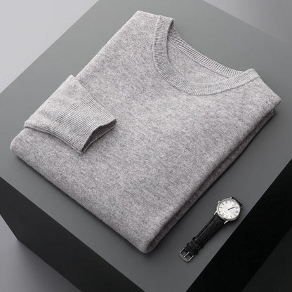 Herren Pullover Klassisch Rundhals Elegantes Design