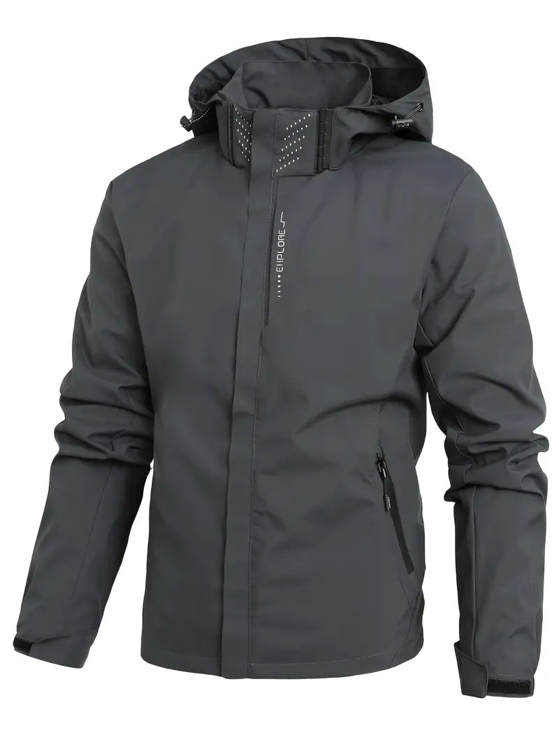 Herrenjacke Wasserdicht Leicht Winddicht