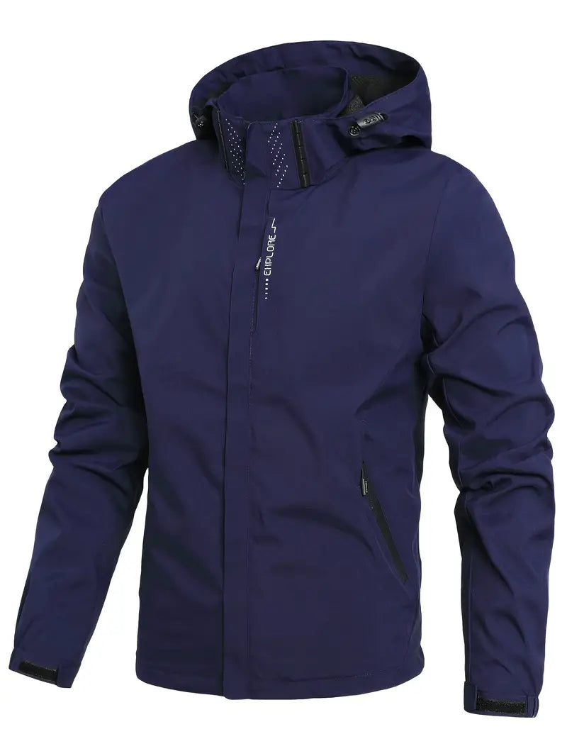 Herrenjacke Wasserdicht Leicht Winddicht