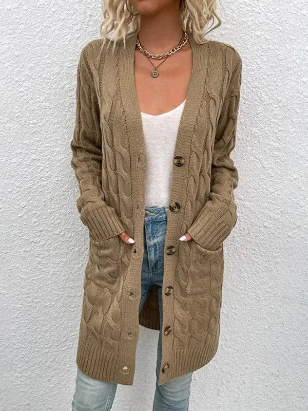 Damen Strickjacke Moderner Pullover
