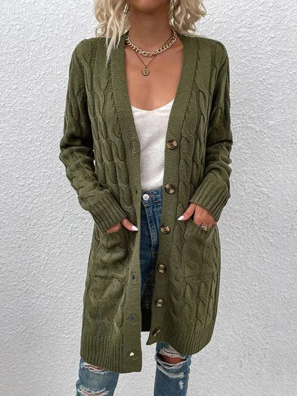 Damen Strickjacke Moderner Pullover