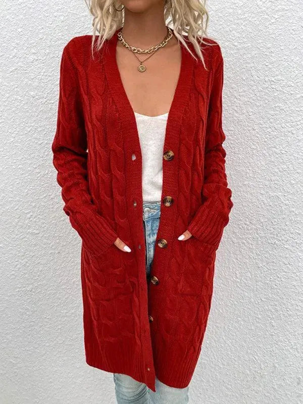 Damen Strickjacke Moderner Pullover