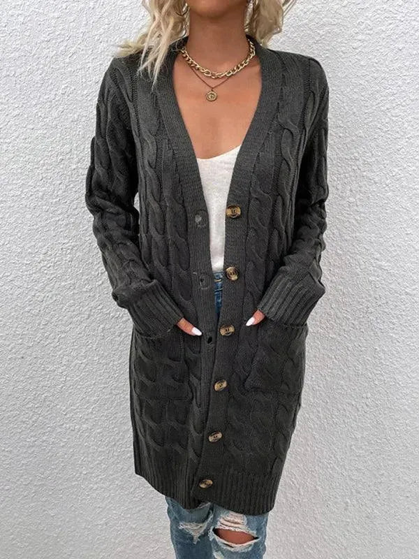 Damen Strickjacke Moderner Pullover