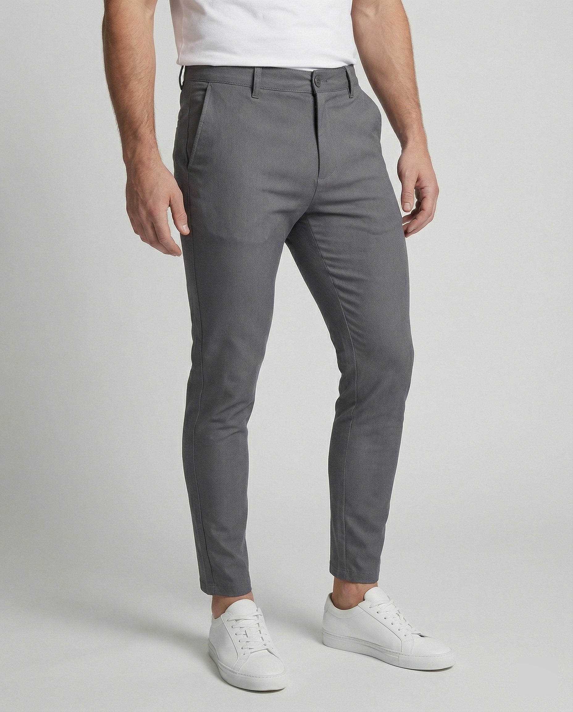 Herren Slim-Fit-Jeans Stretch Schwarz - Norvielle