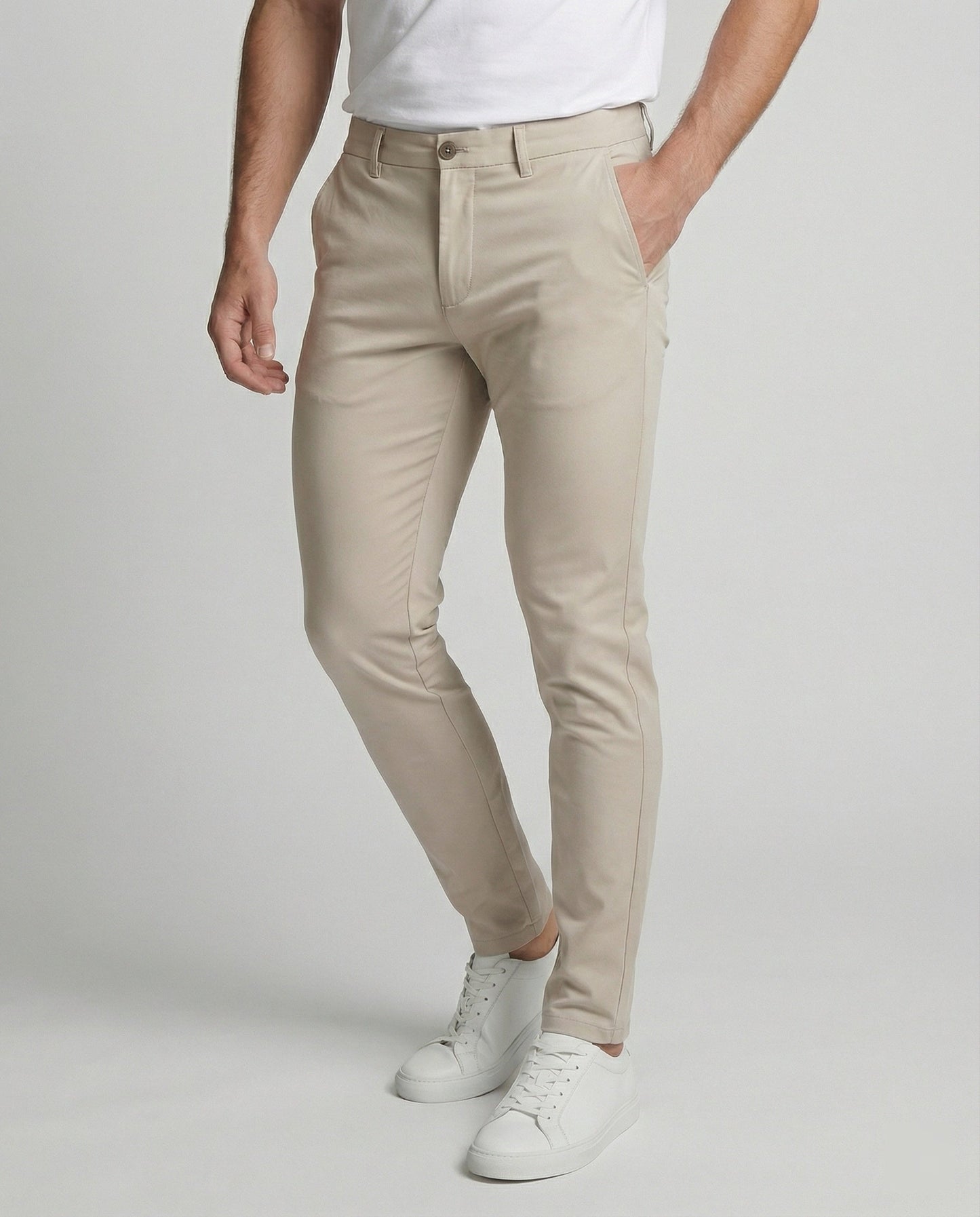 Herren Slim-Fit Jeanshose Elastisch Stretch