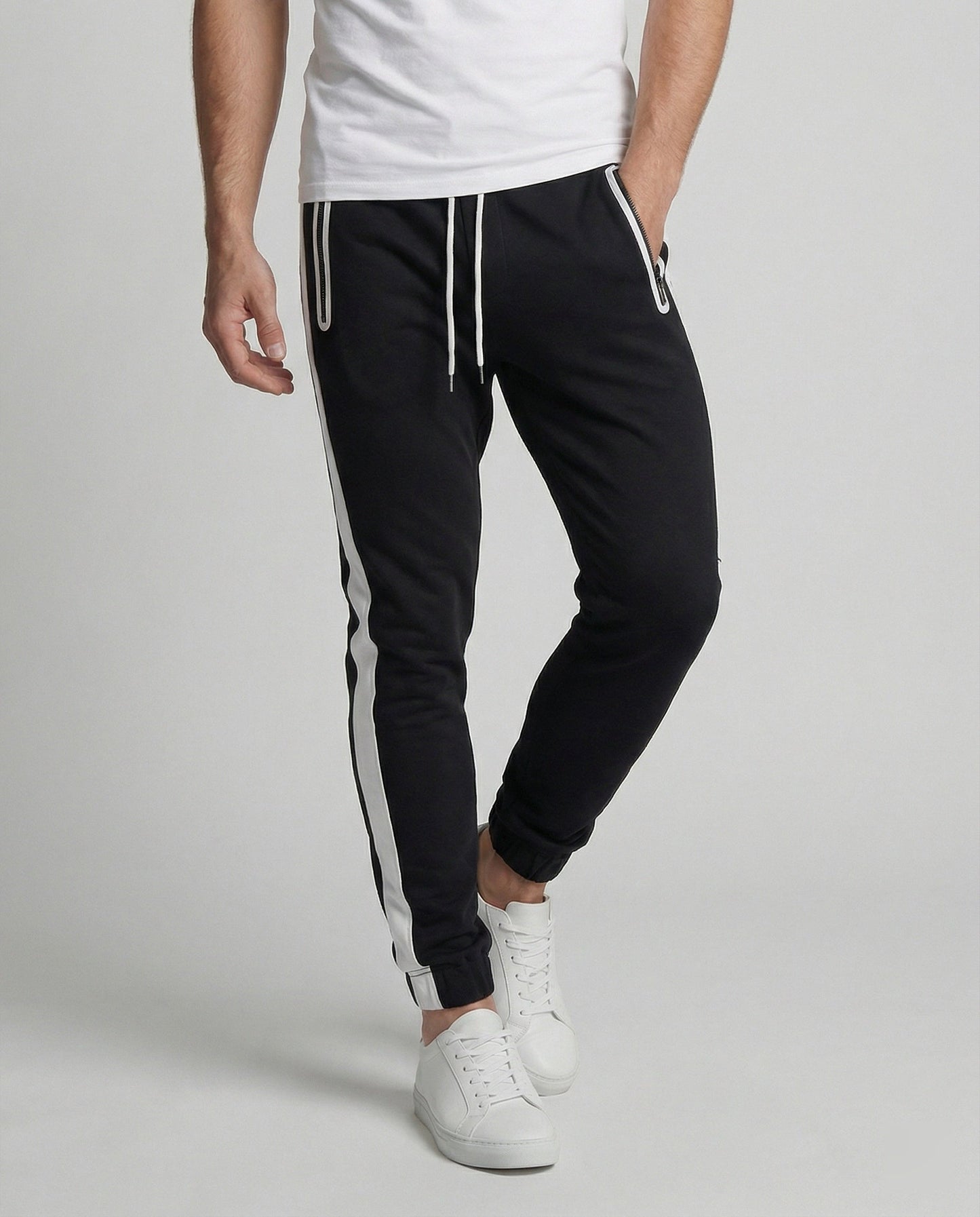Herren Jogginghose Sportlich Bequem mit Seitentaschen - Norvielle