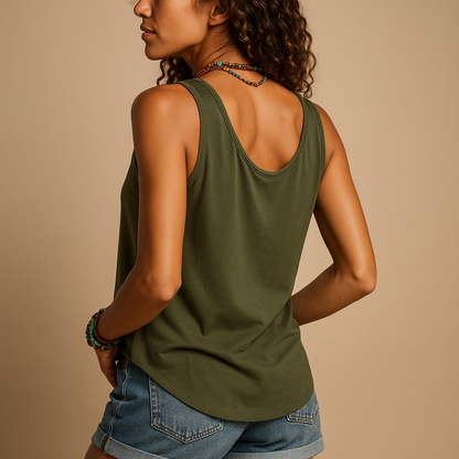Damen Ärmelloses Oberteil V-Ausschnitt Sommer Tops