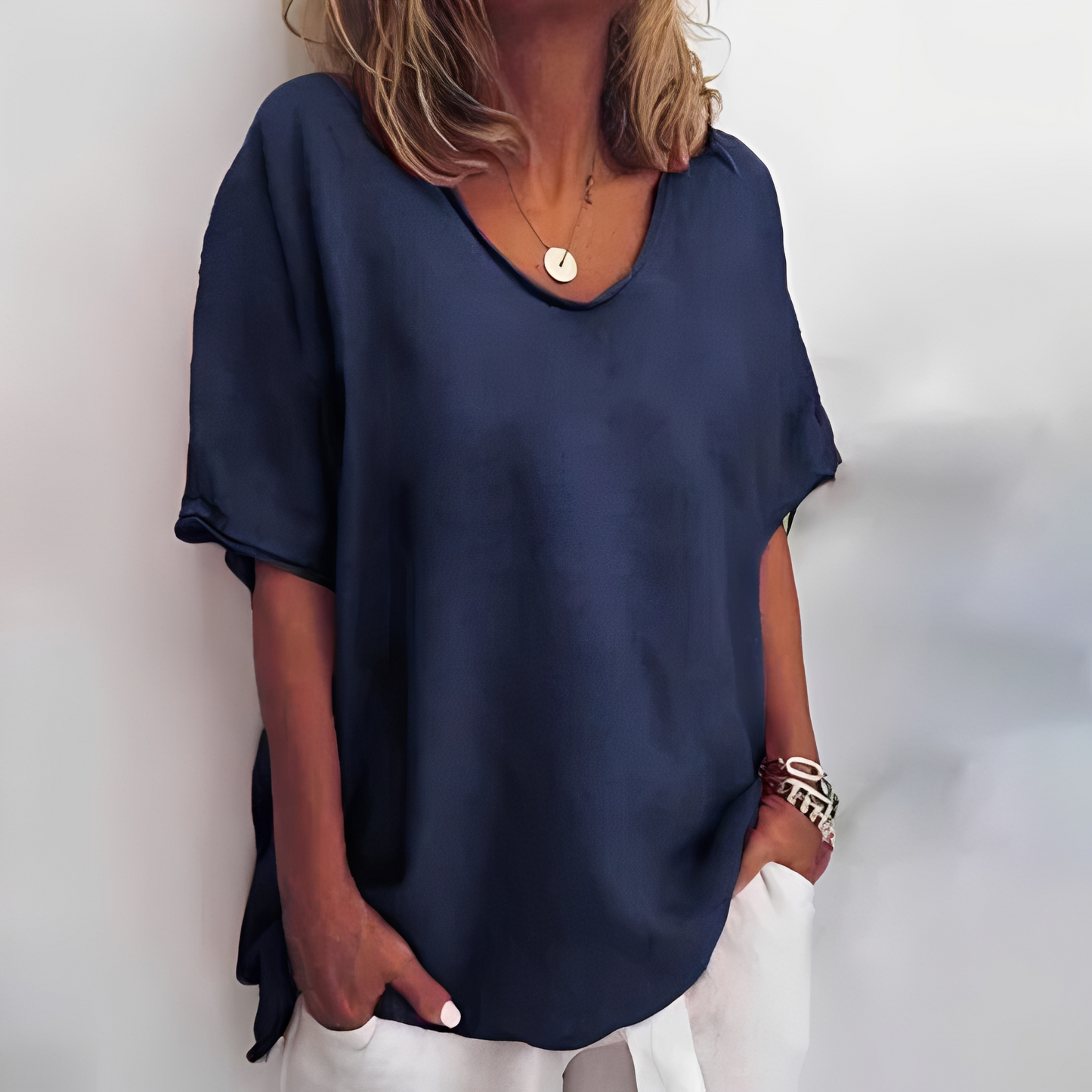 Damen T-Shirt 2er Pack Bequem Lockeres