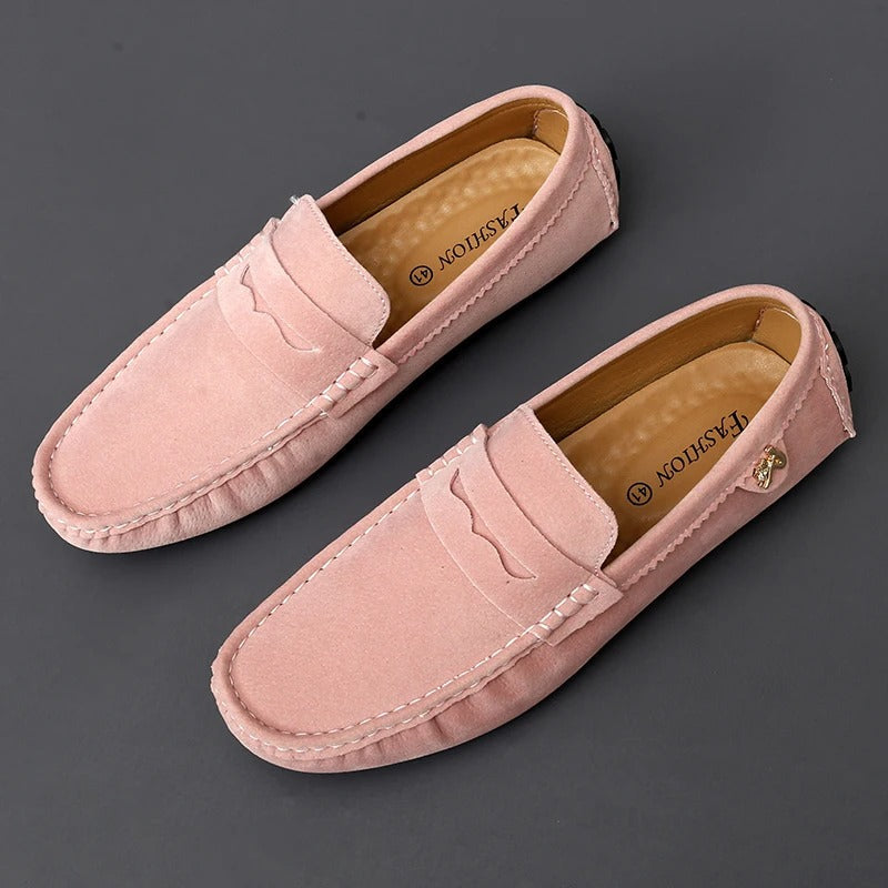 Rutschfeste Damen Halbschuhe Wildleder Bequem Warm