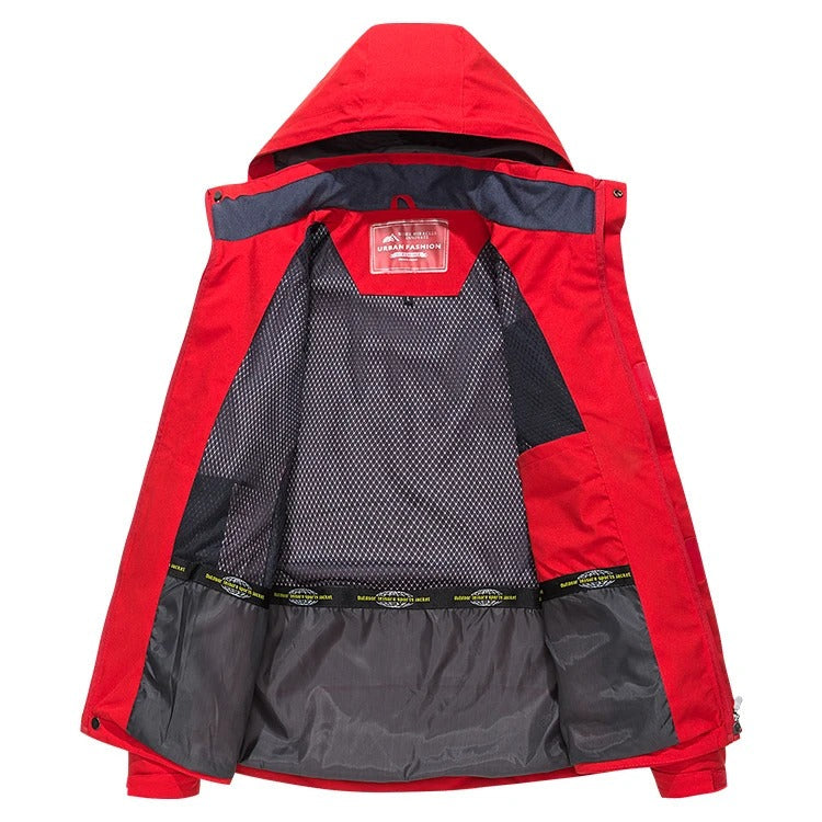 Herren Wanderjacke Wasserdicht Winddicht Outdoor Winterjacke - Norvielle