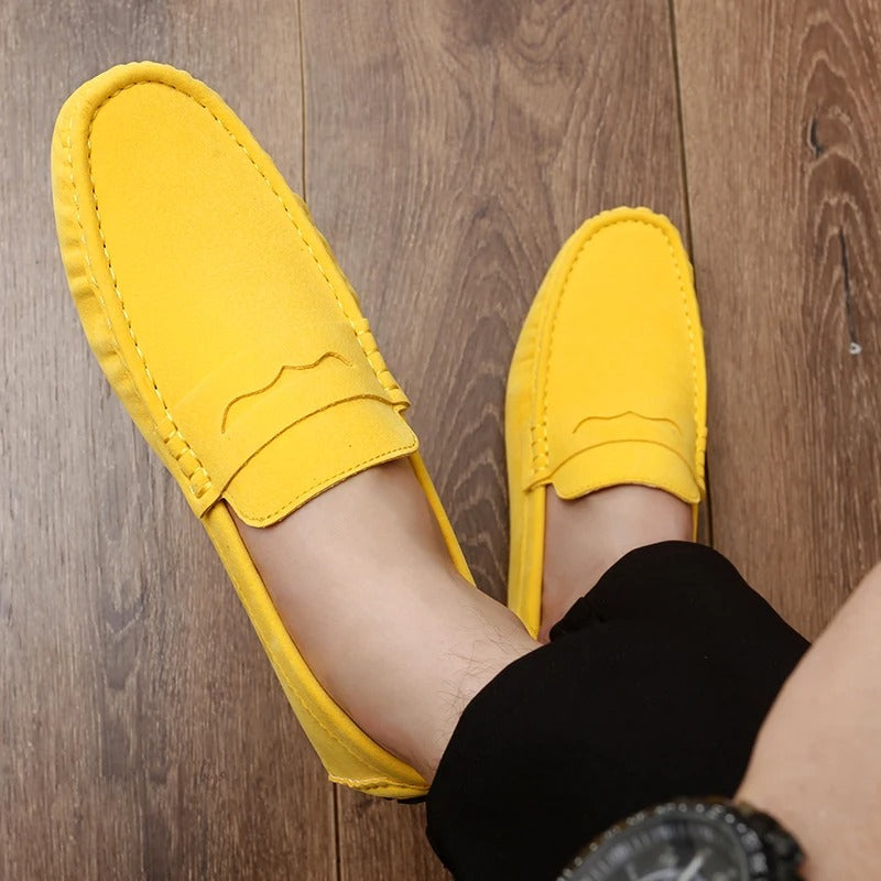 Rutschfeste Damen Halbschuhe Wildleder Bequem Warm