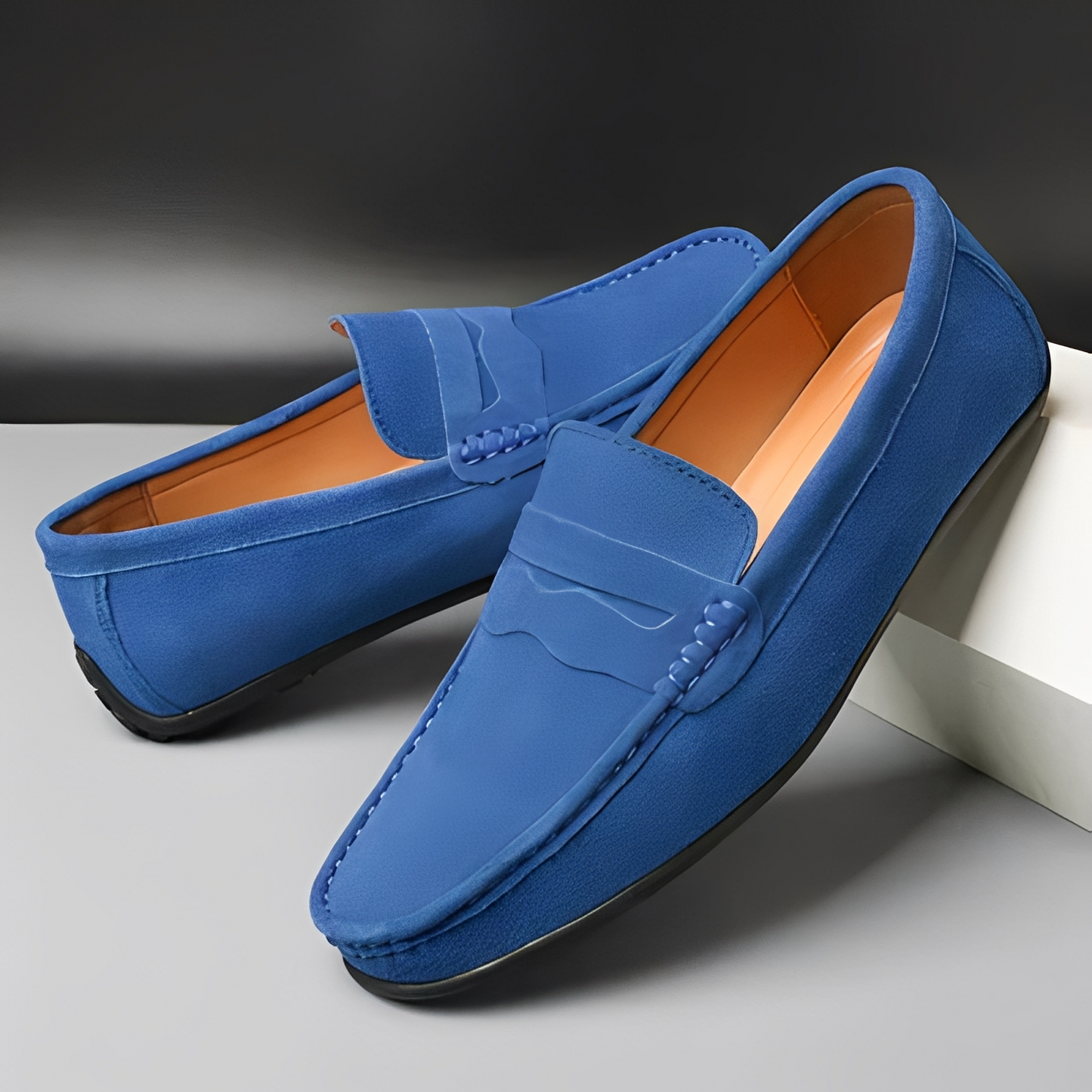 Herren Loafer Schuhe Leder